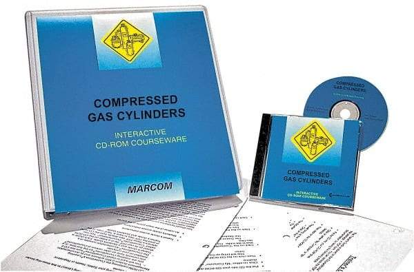 Marcom - Handling Compressed Gas Cylinders in the Laboratory, Multimedia Training Kit - 45 min Run Time CD-ROM, English & Spanish - Caliber Tooling