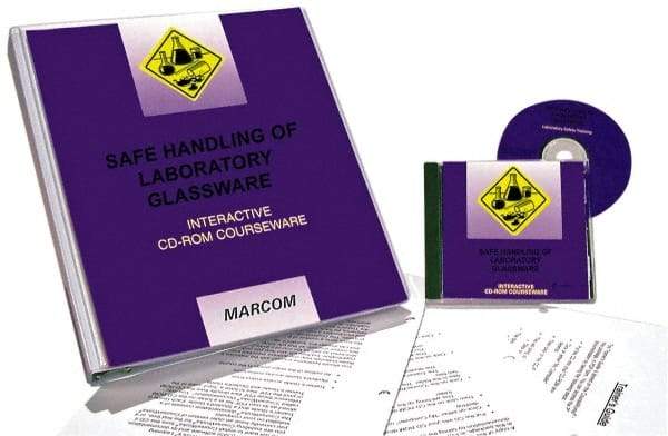 Marcom - Safe Handling of Laboratory Glassware, Multimedia Training Kit - 45 min Run Time CD-ROM, English & Spanish - Caliber Tooling