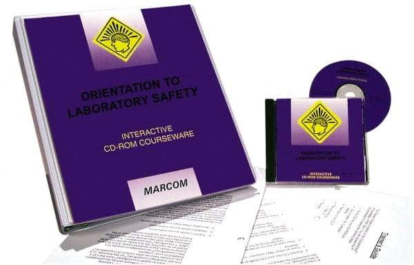 Marcom - Orientation to Laboratory Safety, Multimedia Training Kit - 45 min Run Time CD-ROM, English & Spanish - Caliber Tooling