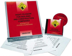 Marcom - Right to Know, Multimedia Training Kit - 45 min Run Time CD-ROM, English & Spanish - Caliber Tooling