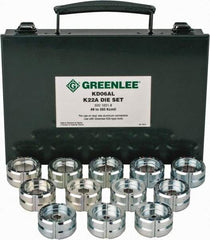 Greenlee - 8 AWG - 350 MCM Crimping Die Set - Use with Mfr's # EK628L11 - Caliber Tooling