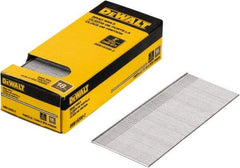 DeWALT - 18 Gauge 2" Long Brad Nails for Power Nailers - Steel, Bright Finish, Smooth Shank, Straight Stick Collation, Brad Head, Chisel Point - Caliber Tooling