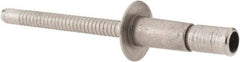 RivetKing - Size 64 Dome Head Stainless Steel Structural with Locking Stem Blind Rivet - Stainless Steel Mandrel, 0.062" to 0.27" Grip, 0.4" Head Diam, 0.194" to 0.204" Hole Diam, 0.416" Length Under Head, 3/16" Body Diam - Caliber Tooling