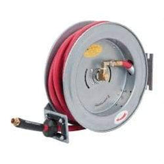 PRO-SOURCE - 35' Spring Retractable Hose Reel - 300 psi, Hose Included - Caliber Tooling