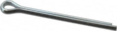 Value Collection - 1/8" Diam x 1-1/2" Long Extended Prong Cotter Pin - Grade 2, Zinc-Plated, Steel - Caliber Tooling