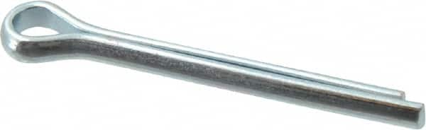 Value Collection - 5/32" Diam x 1-1/2" Long Extended Prong Cotter Pin - Grade 2, Zinc-Plated, Steel - Caliber Tooling