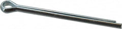 Value Collection - 3/16" Diam x 2-1/2" Long Extended Prong Cotter Pin - Grade 2, Zinc-Plated, Steel - Caliber Tooling