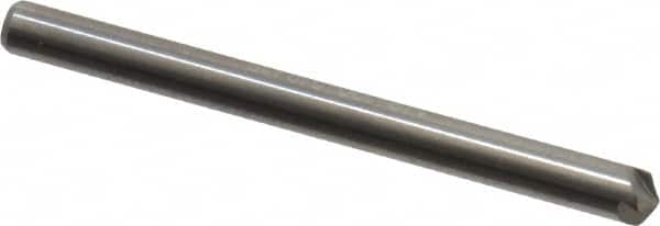 Hertel - 1/8" Head Diam, 1/8" Shank Diam, 4 Flute 120° Solid Carbide Countersink - Caliber Tooling