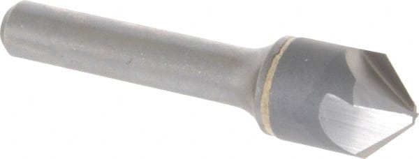 Hertel - 5/8" Head Diam, 3/8" Shank Diam, 4 Flute 90° Solid Carbide Countersink - Caliber Tooling