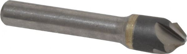 Hertel - 1/2" Head Diam, 3/8" Shank Diam, 4 Flute 90° Solid Carbide Countersink - Caliber Tooling