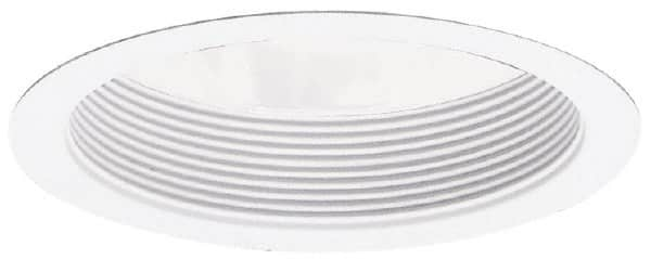 Cooper Lighting - 7-3/4 Inch Wide, Water Resistant, White Fixture Baffle Trim - H270ICAT, H270RICAT, H271ICAT, H271RICAT, H272ICAT, H272RICAT, H273ICAT1D and H273RICAT1D Recessed Housing, UL/cUL Wet Location Listed - Caliber Tooling