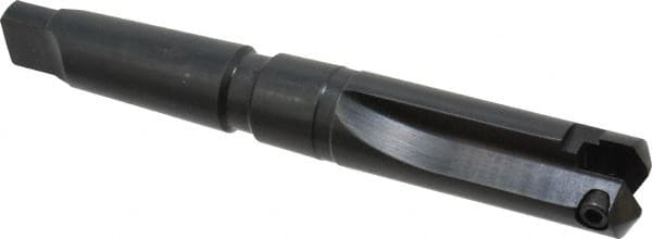 Allied Machine and Engineering - Series A, 31/32 to 1-3/8" Diam, 3MT Taper Shank, Straight Flute Spade Drill - 3" Max Depth, 3-23/32" Body Length, 6-7/8" OAL, Short Length - Caliber Tooling