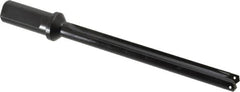 Allied Machine and Engineering - Series 1, 45/64 to 15/16" Diam, 1" Diam Straight Shank with Flange, Straight Flute Spade Drill - 6-5/8" Max Depth, 8-15/64" Body Length, 10-3/8" OAL, Standard Length, Through Coolant - Caliber Tooling