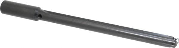 Allied Machine and Engineering - Series 2, 31/32 to 1-3/8" Diam, 1-1/4" Diam Straight Shank, Straight Flute Spade Drill - 11-3/8" Max Depth, 12-41/64" Body Length, 16" OAL, Extended Length, Through Coolant - Caliber Tooling