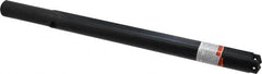 Allied Machine and Engineering - Series 3, 1-13/32 to 1-7/8" Diam, 1-1/4" Diam Straight Shank, Straight Flute Spade Drill - 13-3/4" Max Depth, 15-3/16" Body Length, 19" OAL, Extended Length, Through Coolant - Caliber Tooling