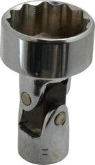 Proto - 1", 3/8" Drive, Standard Hand Socket - 12 Points, 2-3/32" OAL, Alloy Steel, Chrome Finish - Caliber Tooling