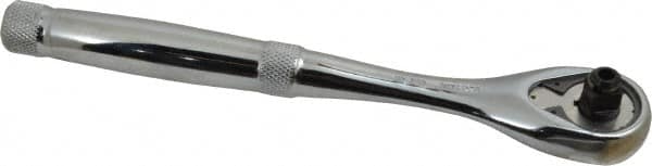 Proto - 3/8" Drive Pear Head Aerospace Ratchet - Chrome Finish, 8-1/2" OAL, 45 Gear Teeth, Standard Head - Caliber Tooling