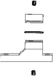 Coilhose Pneumatics - Filter Wall Mount Connecting Clamp Kit - Includes 1 Wall Mount, 1 Connecting Clamp, 2-Set Screws, 1 O-Ring & 1 Allen Wrench, For Use with Coilhose 27 Series & Filter/Regulator Combination Units - Caliber Tooling