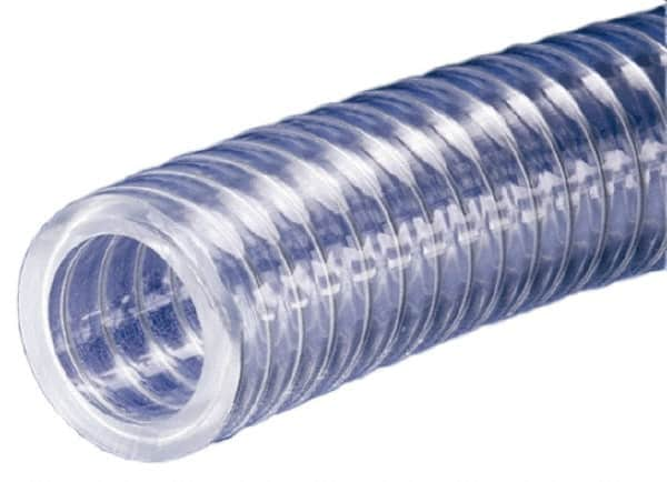 Kuriyama of America - 1-1/2" ID x 2" OD, 50' Long, PVC Tube - Clear, 100 Max psi - Caliber Tooling