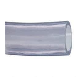 Made in USA - 2" ID x 2-1/2" OD, 1/4" Wall Thickness, Cut to Length (50' Standard Length) PVC Tube - Clear, 35 Max psi, 68 Shore A Hardness - Caliber Tooling