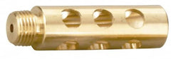 Coilhose Pneumatics - Blow Gun Safety Booster Nozzle - 1/8 NPSM, 1-1/2" Hose Length - Caliber Tooling