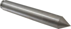 Riten - 1.078" Head Diam, Hardened Tool Steel Standard Point Solid Dead Center - B&S 9 Brown & Sharpe Taper, 1.078" Point Diam, 6-1/2" OAL - Caliber Tooling