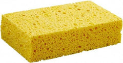 Boardwalk - 6" Long x 3-5/8" Wide x 1" Thick Cleansing Pad - Non-Abrasive, Yellow - Caliber Tooling