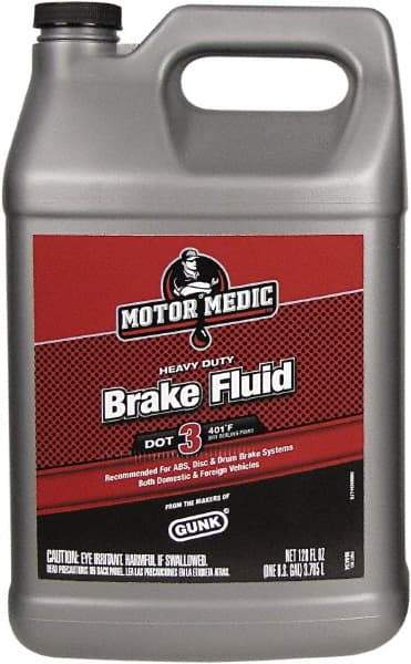 Motor Medic - 1 Gal Super Heavy Duty Brake Fluid - DOT 3 Transportation - Caliber Tooling