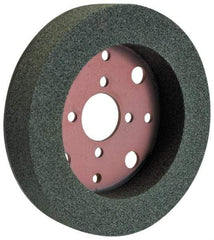 Norton - 6" Diam, 4" Hole Size, 1-1/4" Overall Thickness, 60 Grit, Type 2 Tool & Cutter Grinding Wheel - Medium Grade, Silicon Carbide, I Hardness, Vitrified Bond, 3,600 RPM - Caliber Tooling