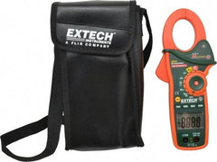 Extech - EX810, CAT III, Digital Average Responding Auto Ranging Clamp Meter with 1.7" Clamp On Jaws - 600 VAC/VDC, 1000 AC Amps, Measures Current, Temperature - Caliber Tooling