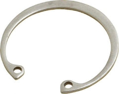 Rotor Clip - 0.05" Thick, Passivated Finish, Stainless Steel Snap Internal Retaining Ring - 0.056" Groove Width, 0.04" Groove Depth, 1.33" Groove Diam, Grade 15-7 Grade 632 - Caliber Tooling