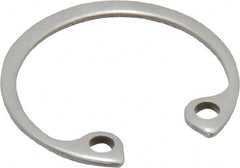 Rotor Clip - 0.035" Thick, Passivated Finish, Stainless Steel Snap Internal Retaining Ring - 0.039" Groove Width, 0.02" Groove Depth, 0.665" Groove Diam, Grade 15-7 Grade 632 - Caliber Tooling