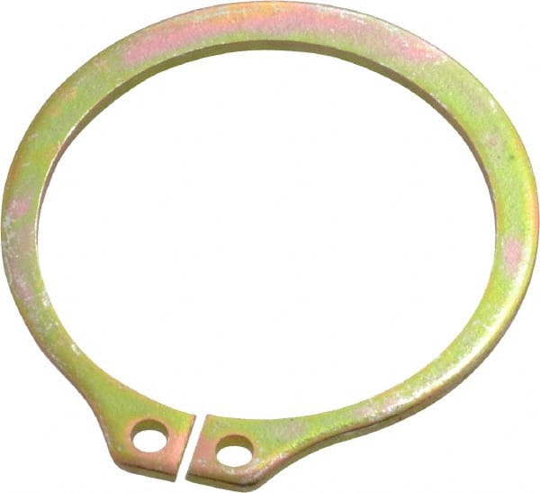 Rotor Clip - 15/16" Shaft Diam, 0.882" Groove Diam, Spring Steel External SH Style Retaining Ring - Exact Industrial Supply