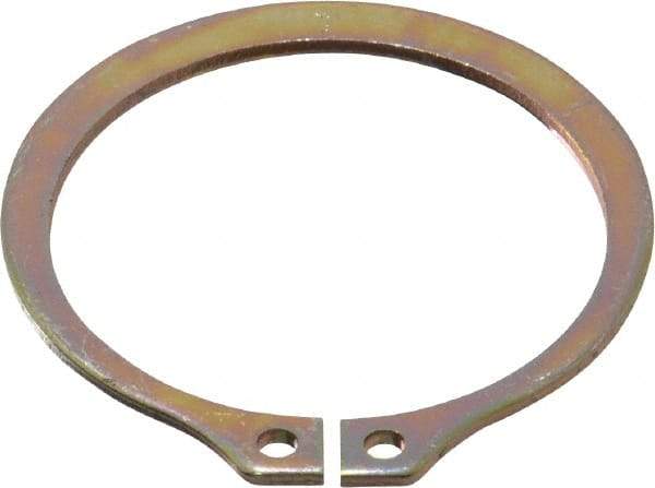 Rotor Clip - 32.79mm Groove Diam, 1-3/8" Shaft Diam, Cadmium-Plated Steel, Snap External Retaining Rings - 0.056" Groove Width, 0.042" Groove Depth, 0.05" Ring Thickness, Grade 1060-1090 - Caliber Tooling