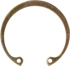 Rotor Clip - 0.05" Thick, Cadmium-Plated Finish, Steel Snap Internal Retaining Ring - 0.056" Groove Width, 0.043" Groove Depth, 1.461" Groove Diam, Grade 1060-1090 - Caliber Tooling