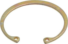 Rotor Clip - 0.05" Thick, Cadmium-Plated Finish, Steel Snap Internal Retaining Ring - 0.056" Groove Width, 0.047" Groove Depth, 1.594" Groove Diam, Grade 1060-1090 - Caliber Tooling