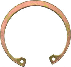 Rotor Clip - 0.062" Thick, Cadmium-Plated Finish, Steel Snap Internal Retaining Ring - 0.068" Groove Width, 0.054" Groove Depth, 1.858" Groove Diam, Grade 1060-1090 - Caliber Tooling