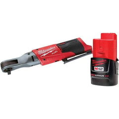 Milwaukee Tool - Cordless Impact Wrenches & Ratchets Voltage: 12.0 Drive Size (Inch): 3/8 - Caliber Tooling