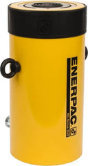 Enerpac - 100 Ton, 6.63" Stroke, 136.67 Cu In Oil Capacity, Portable Hydraulic Single Acting Cylinder - 20.63 Sq In Effective Area, 14.06" Lowered Ht., 20.69" Max Ht., 5.13" Cyl Bore Diam, 4.125" Plunger Rod Diam, 10,000 Max psi - Caliber Tooling