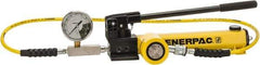 Enerpac - 20 Ton Capacity, Cylinder No. RCS-201, Manual Hydraulic Pump & Cylinder Set - Pump No. P-392 - Caliber Tooling