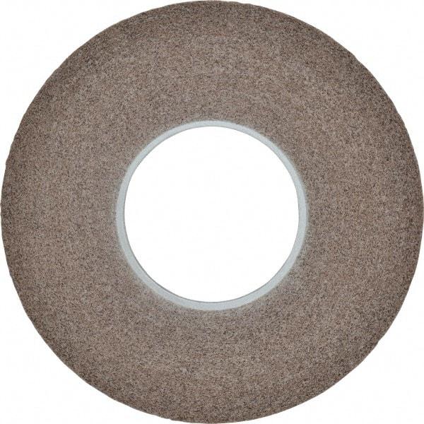 3M - 12" Diam, 1/2" Face Width, 5" Center Hole, Medium Grade, Aluminum Oxide Deburring Wheel - Convolute, Hard Density 7 Grade, 3,000 RPM - Caliber Tooling