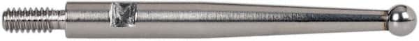 INTERAPID - 0.08" Ball Diam, Steel, Ball Test Indicator Contact Point - 13/16" Contact Point Length, Use with Brown & Sharpe 310-3, 311-3, 310-b-3, 311-bn-3, 312-3 & 312-4 INTERAPID 312 Dial Test Indicators - Caliber Tooling