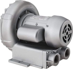 Gast - 1/8 HP Single Phase Regenerative Air Blower - 115/230V, 27 Max CFM, 28.5" Max Water Pressure, 26.5" Max Vacuum Water Pressure, 2.3/1.0 Full Load Amps - Caliber Tooling