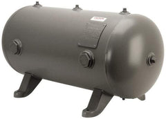 Made in USA - 20 Gallon, 200 Max psi Horizontal Tank - 1-1/2" Inlet, 33" Tank Length x 14" Tank Diam - Caliber Tooling