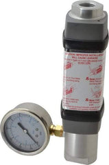 Hedland - 1/2" NPTF Port Compressed Air & Gas Flowmeter - 600 Max psi, 30 SCFM, Anodized Aluminum - Caliber Tooling