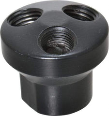 Value Collection - 1/4" Inlet, 1/4" Outlet Manifold - 1-1/2" Long x 1-1/2" Wide 1-1/2" High, 5/8" Mount Hole, 1 Inlet Port, 3 Outlet Ports - Caliber Tooling