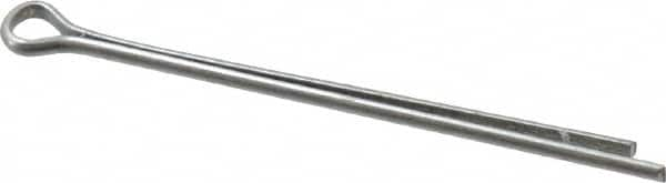 Value Collection - 1/16" Diam x 1-1/2" Long Extended Prong Cotter Pin - Grade 2, Zinc-Plated, Steel - Caliber Tooling