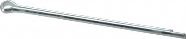 Value Collection - 3/32" Diam x 2" Long Extended Prong Cotter Pin - Grade 2, Zinc-Plated, Steel - Caliber Tooling