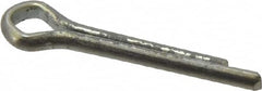 Value Collection - 1/8" Diam x 3/4" Long Extended Prong Cotter Pin - Grade 2, Zinc-Plated, Steel - Caliber Tooling