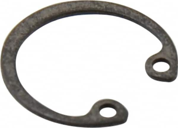 Value Collection - 5/16" Nominal, 0.015" Thick, Phosphate Finish, Spring Steel Snap Internal Retaining Ring - 0.02" Groove Width, 0.009" Groove Depth, 0.33" Groove Diam - Caliber Tooling